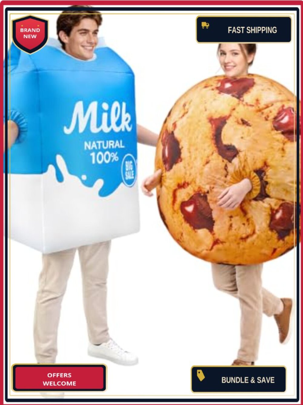Inflatable Hamburger Pizza Costume Adult Blow Up Food Halloween Suit